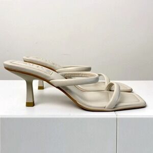Zara Leather Strap Heel Sandals Brand New Women Size 6.5‎